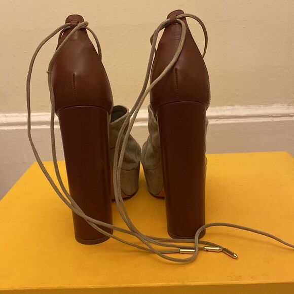 Aquazurra Firenze platform sandals. Size 37. - Picture 4 of 6